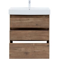 Aquanet Тумба под умывальник Nova Lite 75 302474 (дуб рустикальный) Image #3
