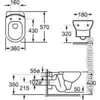 Roca Dama Senso (346517000) (без сиденья) Image #2