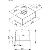 Кухонная вытяжка Amica OMC6274B STUDIO - Превью изображения №2 — Интернет-магазин Your Sale