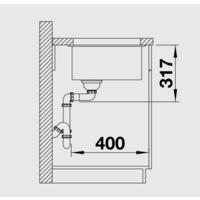 Blanco Etagon 500-U 525887 (черный) Image #5