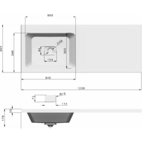 Madera Kamilla 120х48 (левый) Image #7