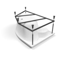 Cersanit Kaliope 170x110 L (с ножками и экраном) Image #4