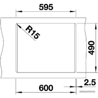 Blanco Naya 6 519639 (темная скала) Image #3
