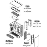 Thermaltake View 51 TG Snow ARGB CA-1Q6-00M6WN-00 Image #14