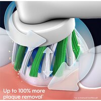 Комплект электрических зубных щеток Oral-B Pro Series 1 D305.523.3H (2 шт, черный/бирюзовый) - Превью изображения №8 — Интернет-магазин Your Sale