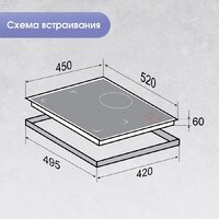 Варочная панель Zigmund & Shtain CI 49.4 W - Превью изображения №9 — Интернет-магазин Your Sale