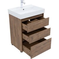 Aquanet Тумба под умывальник Nova Lite 60 302471 (дуб рустикальный) Image #3