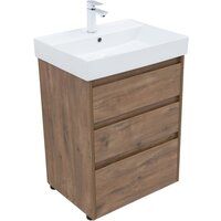 Aquanet Тумба под умывальник Nova Lite 60 302471 (дуб рустикальный) Image #2