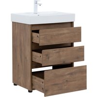 Aquanet Тумба под умывальник Nova Lite 60 302471 (дуб рустикальный) Image #4