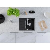 Кухонная мойка Kernau KGS O 4565 1B1D Black Metallic - Превью изображения №6 — Интернет-магазин Your Sale