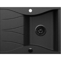 Кухонная мойка Kernau KGS O 4565 1B1D Black Metallic - Превью изображения №2 — Интернет-магазин Your Sale