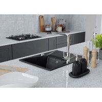 Кухонная мойка Kernau KGS O 4565 1B1D Black Metallic - Превью изображения №5 — Интернет-магазин Your Sale