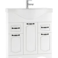 Домино Тумба под умывальник Классика 80 Rich с 2 верхними ящиками