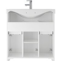 Домино Тумба под умывальник Классика 80 Rich с 2 верхними ящиками Image #3