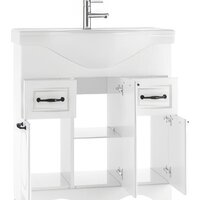 Домино Тумба под умывальник Классика 80 Rich с 2 верхними ящиками Image #2