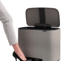 Brabantia Bo Pedal Bin 11л + 23л (минерально-серый) Image #7
