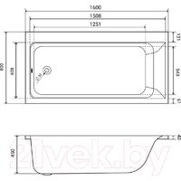 Lauter Seraphina 160x80 2112160L (с ножками, лицевым и торцевым экранами) Image #15