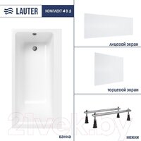 Lauter Seraphina 160x80 2112160L (с ножками, лицевым и торцевым экранами)