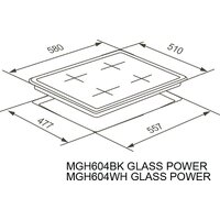 Варочная панель Meferi MGH604BK Glass Power - Превью изображения №19 — Интернет-магазин Your Sale