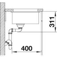 Blanco Subline 500-U (глянцевый белый) Image #4