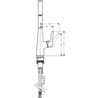 Смеситель Hansgrohe Talis Select S 72821000 - Превью изображения №3 — Интернет-магазин Your Sale