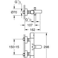 Grohe Grohtherm Cosmopolitan 34766000 Image #2