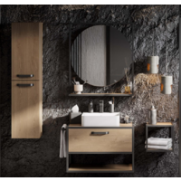 Акватон Тумба Фабрик 80 под умывальник Джой-3 (дуб кантри) Image #2