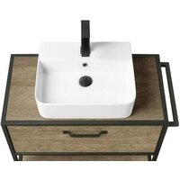 Акватон Тумба Фабрик 80 под умывальник Джой-3 (дуб кантри) Image #3