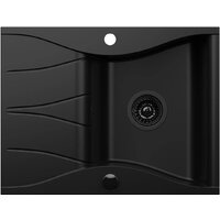 Кухонная мойка Kernau KGS O 4565 1B1D Deep Black - Превью изображения №2 — Интернет-магазин Your Sale