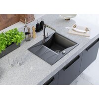 Кухонная мойка Kernau KGS O 4565 1B1D Deep Black - Превью изображения №3 — Интернет-магазин Your Sale
