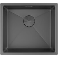Кухонная мойка ZorG Zerox 49 U / IF Zurinox PVD Gunblack - Превью изображения №3 — Интернет-магазин Your Sale