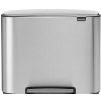 Brabantia Bo Pedal Bin 11л + 23л (стальной матовый)