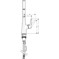 Смеситель Hansgrohe Talis Select S 72821800 - Превью изображения №3 — Интернет-магазин Your Sale