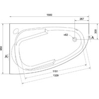 Cersanit Joanna 150x95 L Image #6