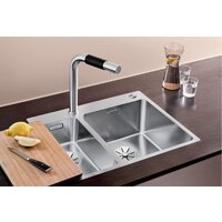 Blanco Andano 340/180-IF/A 525247 (с клапаном-автоматом, сатин) Image #3