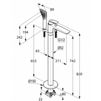 Kludi Balance White [525909175] Image #2
