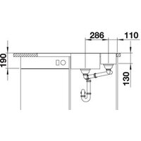 Blanco Axia III 6 S (разделочная доска из стекла, серый беж) Image #2