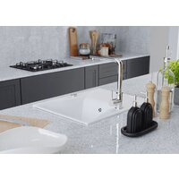 Кухонная мойка Kernau KGS O 4565 1B1D Pure White - Превью изображения №4 — Интернет-магазин Your Sale
