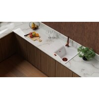 Кухонная мойка Kernau KGS O 4565 1B1D Pure White - Превью изображения №3 — Интернет-магазин Your Sale