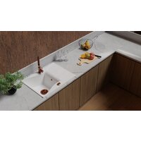 Кухонная мойка Kernau KGS O 4565 1B1D Pure White - Превью изображения №2 — Интернет-магазин Your Sale
