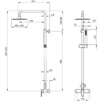 Deante Peonia Square NAC 01PM Image #2