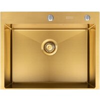 Кухонная мойка ARFEKA ECO AR мойка 600*500, роллер-мат, дозатор Gold - Превью изображения №5 — Интернет-магазин Your Sale