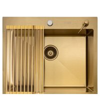 Кухонная мойка ARFEKA ECO AR мойка 600*500, роллер-мат, дозатор Gold - Превью изображения №2 — Интернет-магазин Your Sale