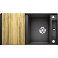 Blanco Axia III 5 S-F 523225 (антрацит, деревянная доска) Image #1