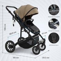 Универсальная коляска Sweet Baby Amare GL 2в1 (бежевый) - Превью изображения №10 — Интернет-магазин Your Sale