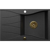 Кухонная мойка Kernau KGS O 6078 1B1D Black Metallic - Превью изображения №4 — Интернет-магазин Your Sale