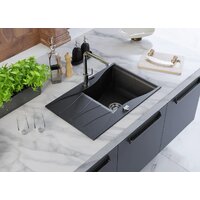 Кухонная мойка Kernau KGS O 6078 1B1D Black Metallic - Превью изображения №6 — Интернет-магазин Your Sale