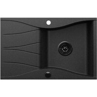 Кухонная мойка Kernau KGS O 6078 1B1D Black Metallic - Превью изображения №3 — Интернет-магазин Your Sale