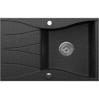 Кухонная мойка Kernau KGS O 6078 1B1D Black Metallic - Превью изображения №1 — Интернет-магазин Your Sale