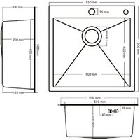 Schtoff Best Premium Silver 5550 + коландер K-1 BLACK + дозатор SD-1 SILVER Image #5